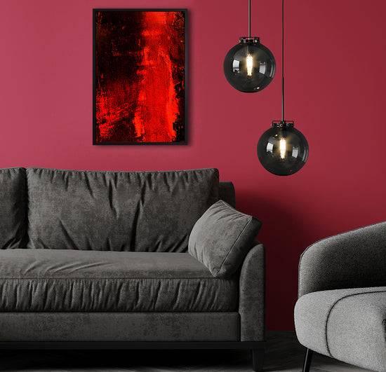 Queen Kerosin Leinwandbild mit Schattenfugenrahmen - Redrum Online Outlet
