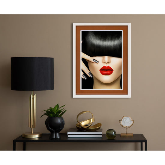 Queen Kerosin Rahmenbild mit Acrylpassepartout - Fashion Icon Letzter Tag