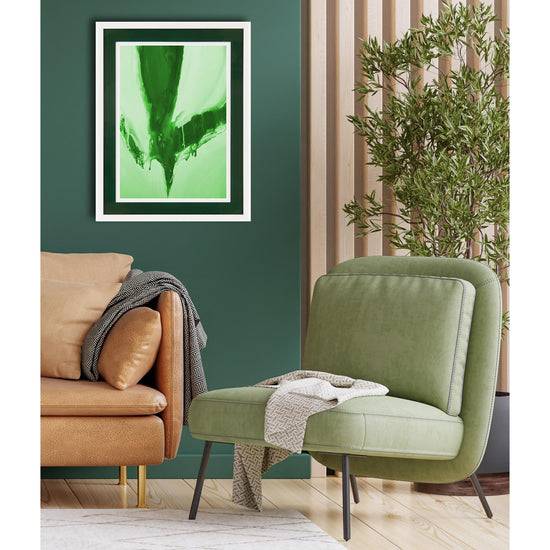 Queen Kerosin Rahmenbild mit Acrylpassepartout - Abstract Art Discount Store für neue Produkte