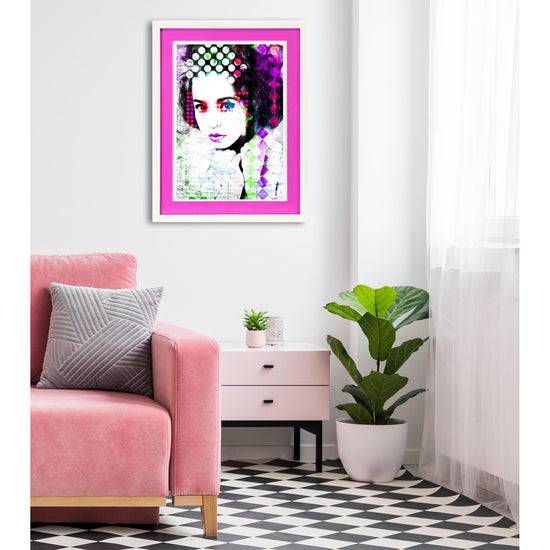 Queen Kerosin Rahmenbild mit Acrylpassepartout - The Look Riesige Rabatte