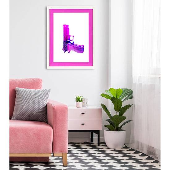 Queen Kerosin Rahmenbild mit Acrylpassepartout - Pop Pistol Clearance-Verkauf