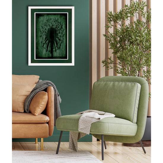 Queen Kerosin Rahmenbild mit Acrylpassepartout - Greeny Speichern exportieren