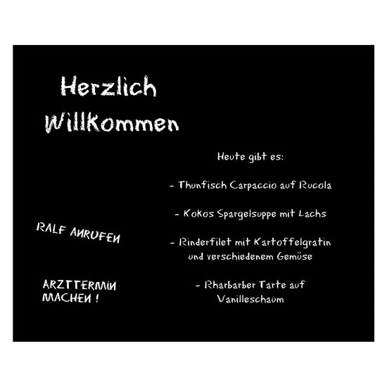 Queen Kerosin Tafelfolie - Schwarz Vatertagsangebot