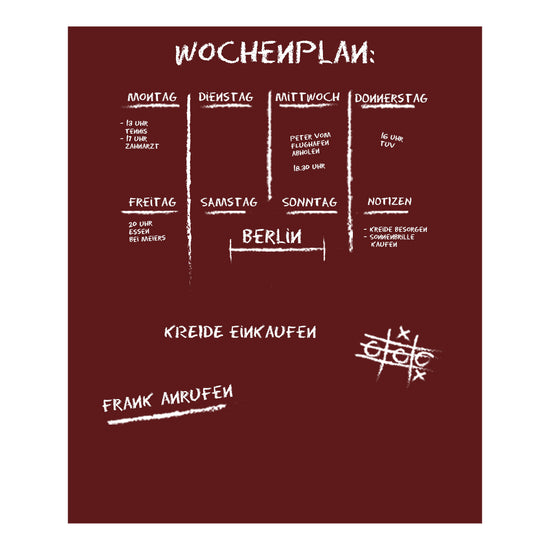 Queen Kerosin Tafelfolie - Rot Jubiläumsangebot