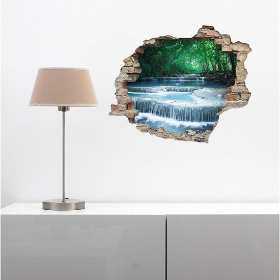 Queen Kerosin 3D Wandtattoo - Teich im Wald Blitzverkäufe