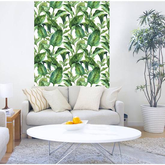 Queen Kerosin Selbstklebende Tapete - Green Leaves Online Shopping