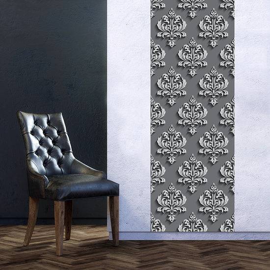 Queen Kerosin Selbstklebende Tapete - Fleur de lis Black Friday