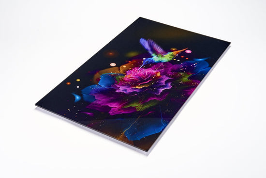Queen Kerosin Acrylglasbild - Hibiskus Kolibri Top Angebot
