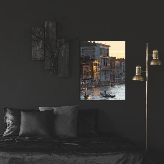 Queen Kerosin Acrylglasbild - VENICE GONDOLIERS AND FLAG-2 Exklusive Angebote