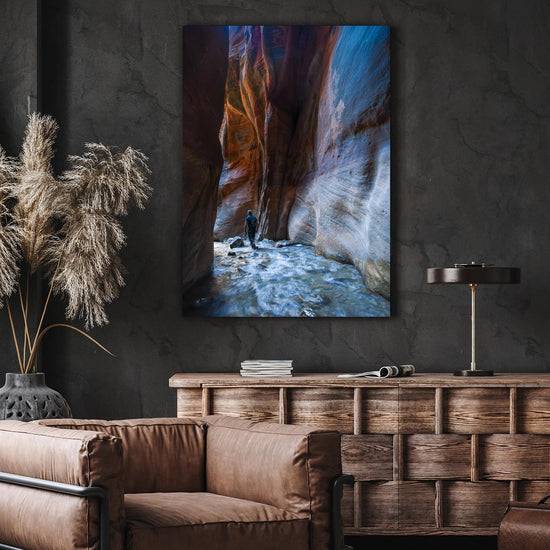 Queen Kerosin Acrylglasbild - HIKER-THE NARROWS,ZION NATIONAL PARK Bestseller