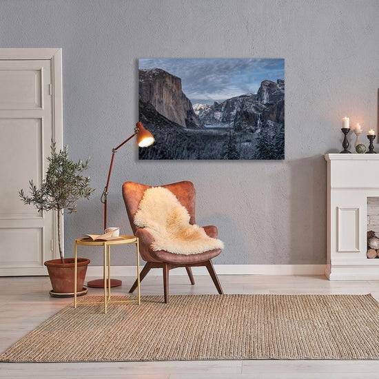 Queen Kerosin Acrylglasbild - YOSEMITE-TUNNEL VIEW AFTRE SNOWSTORM 2 Riesige Ersparnisse
