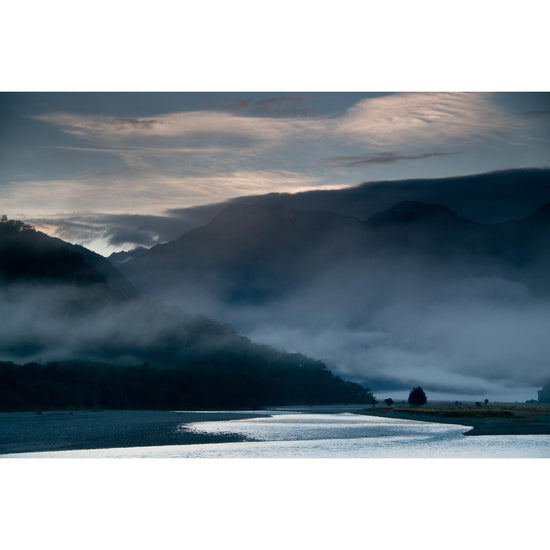 Queen Kerosin Acrylglasbild - MORNING MIST SOUTH ISLAND NEW ZEALAND Neueste Stile