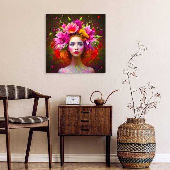 Queen Kerosin Acrylglasbild - Blumenfrau (Serie) Nur für heute