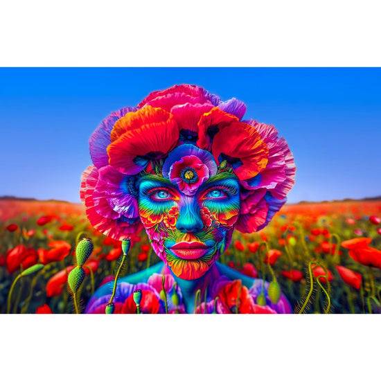 Queen Kerosin Acrylglasbild - Mohn-Zeit Speichern exportieren