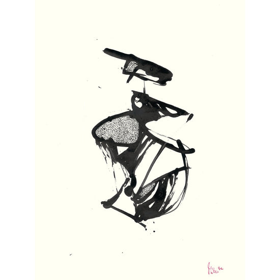 Queen Kerosin Rahmenbild - Ink Series 3/4 Black Friday