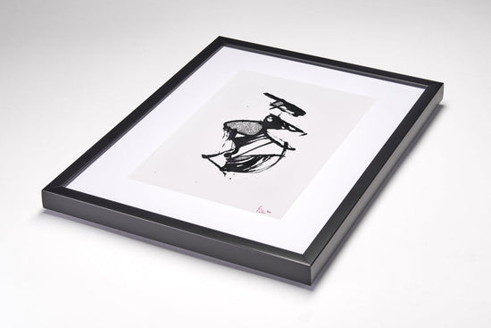 Queen Kerosin Rahmenbild - Ink Series 3/4 Black Friday