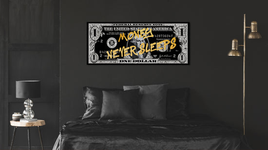 Queen Kerosin Blattgold Bild - Money Never Sleeps Bis zu 55% Rabatt