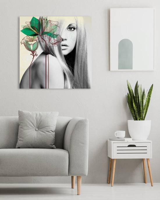 Queen Kerosin Acrylglasbild - Flower Beauty Lagerräumung