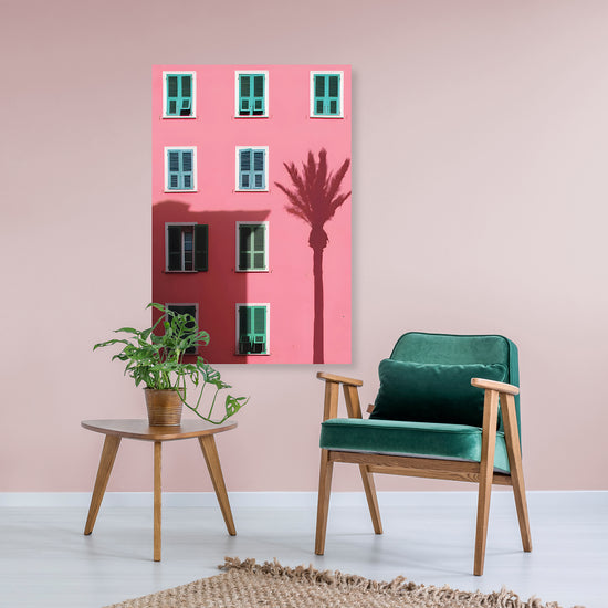 Queen Kerosin Acrylglasbild - Pink Palm Kostenlose Rückgabe