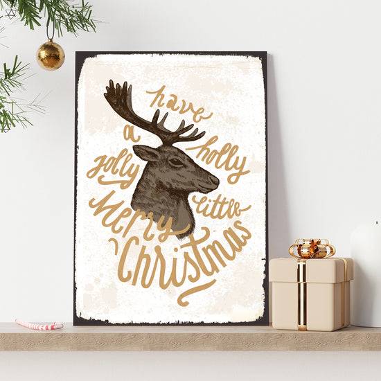 Queen Kerosin Blechschild - Holly Jolly Christmas Super Rabatt