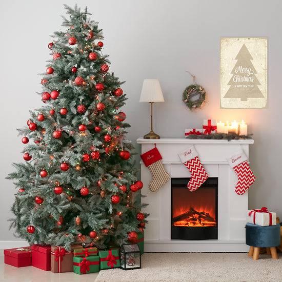 Queen Kerosin Blechschild - Merry Christmas Tree 50% Rabatt für begrenzte Zeit