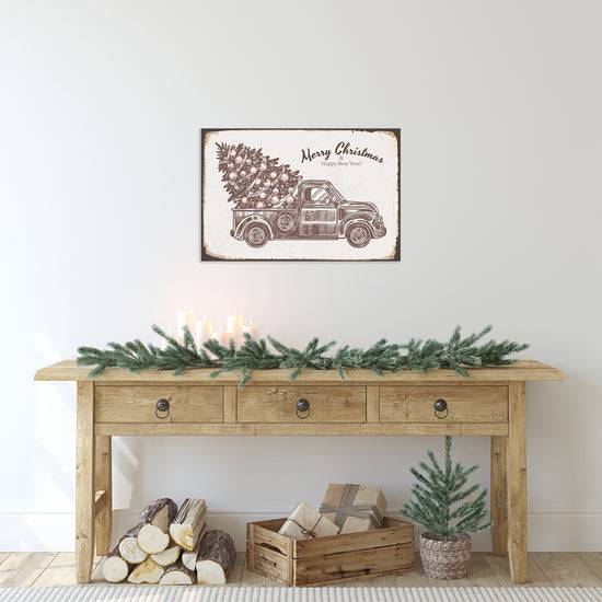 Queen Kerosin Blechschild - Christmas Truck Rabatte dieses Monats