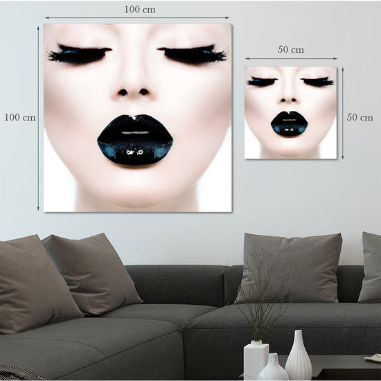 Queen Kerosin Acrylglasbild - Black Lips Rabatt