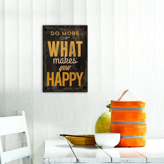 Queen Kerosin Blechschild - Do more of what makes you happy Großer Ausverkauf