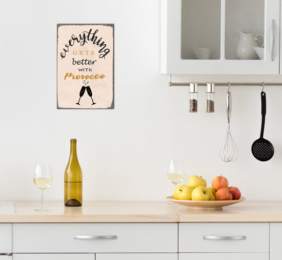 Queen Kerosin Blechschild - Prosecco Bestseller