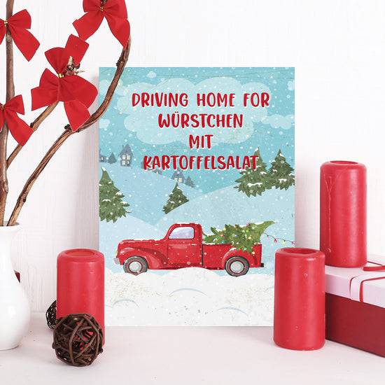 Queen Kerosin Blechschild - Driving Home for Saisonale Angebote