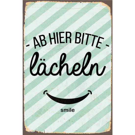 Queen Kerosin Blechschild - Ab hier bitte lächeln Tiefpreis