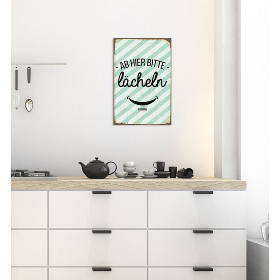 Queen Kerosin Blechschild - Ab hier bitte lächeln Tiefpreis