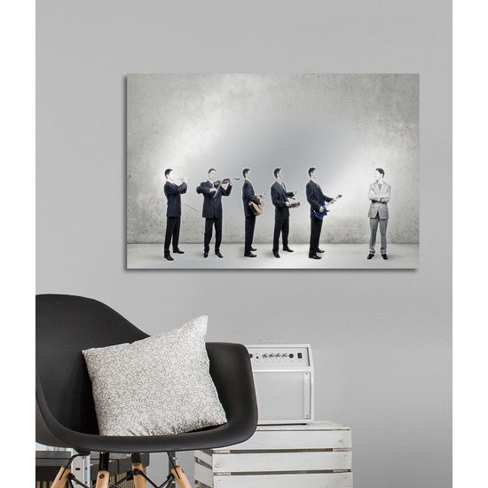 Queen Kerosin Aluminiumbild - The Band Played On Wochenangebot
