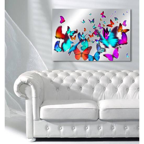 Queen Kerosin Aluminiumbild - Colorful Butterflies Speichern exportieren