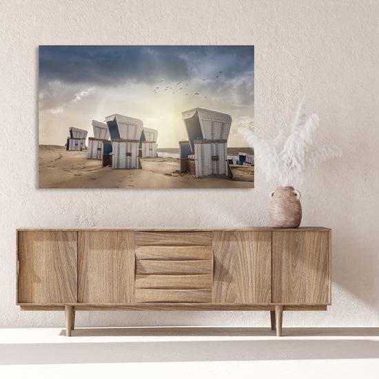 Queen Kerosin Aluminiumbild - Beach Sunset Outlet