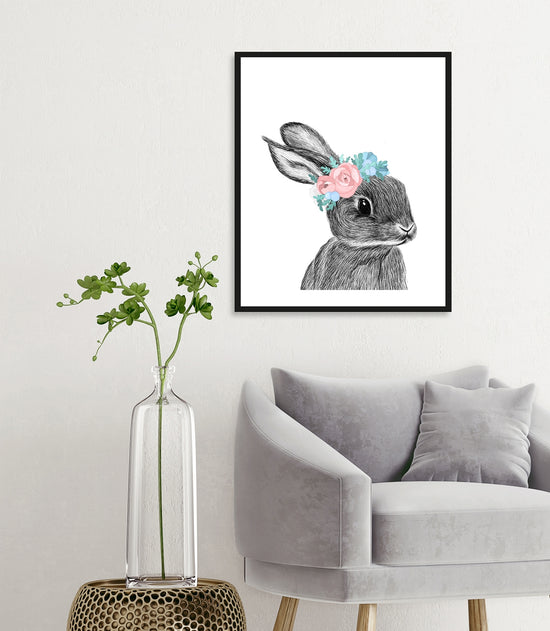Queen Kerosin Rahmenbild - Grauer Hase Bunt Schlussverkauf