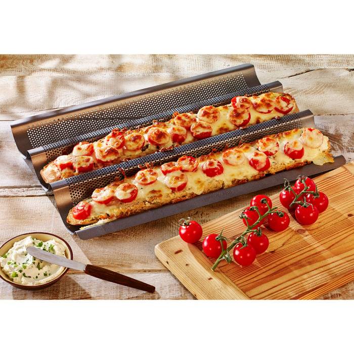 Rbv Birkmann BAGUETTEBLECH PERFORIERT FÜR 3 STÜCK LAIB & SEELE Blitzangebot