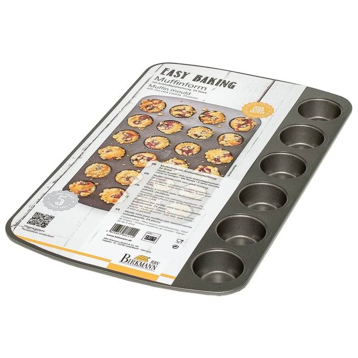 Rbv Birkmann MINI-Muffinform | 24-FACH MIT MARKEN-ANTIHAFTBESCHICHTUNG EASY BAKING