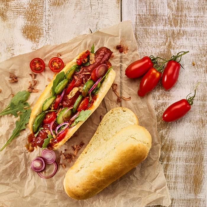 Rbv Birkmann Hot Dog Brötchenblech perforiert | für 4 Stück Laib & Seele Super Sparpreis