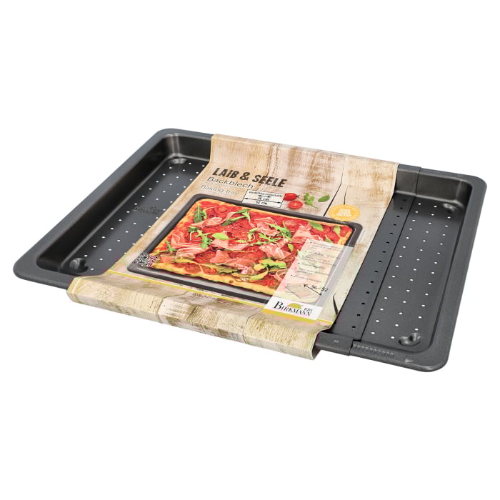 Rbv Birkmann BACKBLECH PERFORIERT UND VERSTELLBAR 36 – 52 x 33 CM | HÖHE 3 CM LAIB & SEELE Wochenangebot