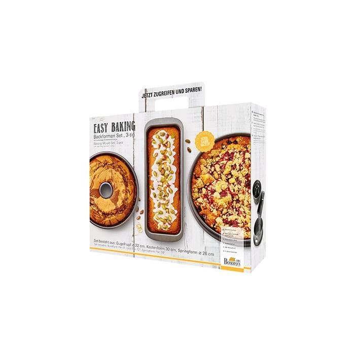 Rbv Birkmann BACKFORMEN-SET | 3-tlg EASY BAKING Begrenzte Freigabe
