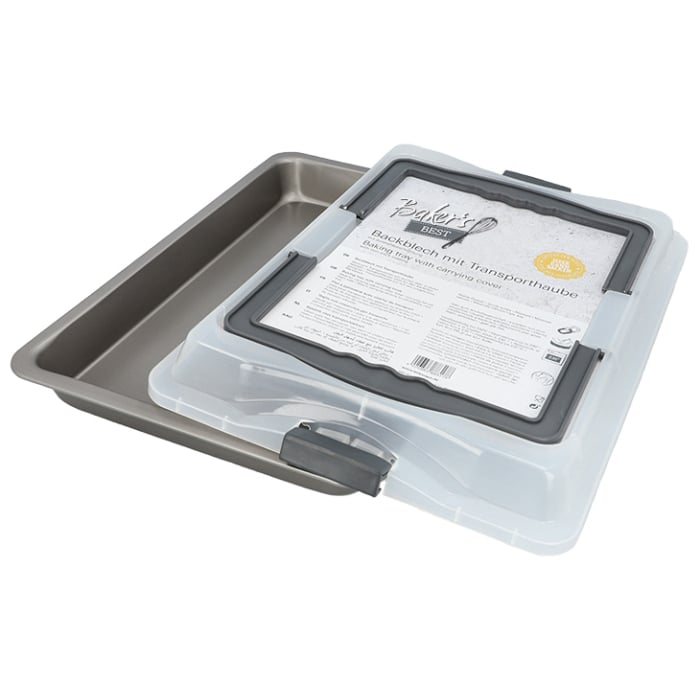 Rbv Birkmann BACKBLECH MIT TRANSPORTHAUBE 42 x 28,5 CM BAKER´S BEST
