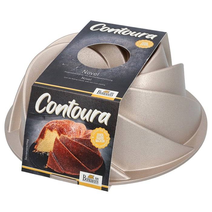 Rbv Birkmann Aluguss-Gugelhupfform Novel | 24 CM | mit Antihaftbeschichtung,Contoura