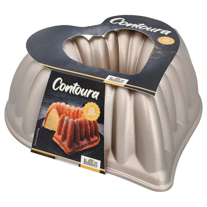Rbv Birkmann Aluguss-Gugelhupfform Herz | 27 CM | mit Antihaftbeschichtung,Contoura