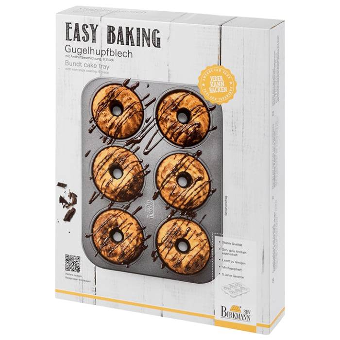 Rbv Birkmann GUGELHUPFBLECH | 6-FACH MIT MARKEN-ANTIHAFTBESCHICHTUNG EASY BAKING