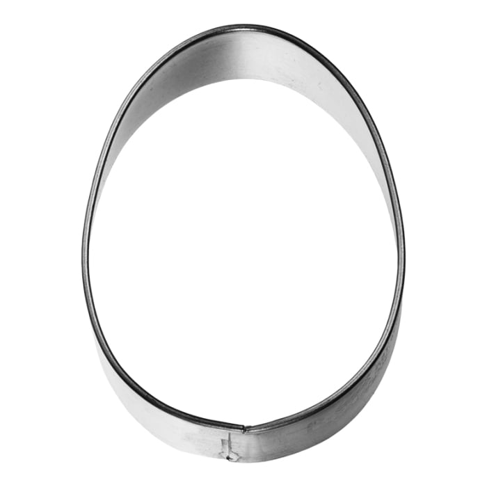 Rbv Birkmann AUSSTECHFORM EI WEIßBLECH MIT BRILLIANTEM GLANZ | HANDGELÖTET | 8 CM AUSSTECHFORMEN Super Sparpreis