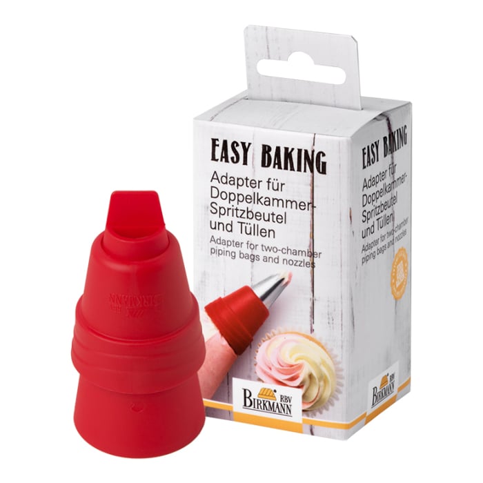 Rbv Birkmann Doppelkammer-Spritztüllen-Adapter | Easy Baking