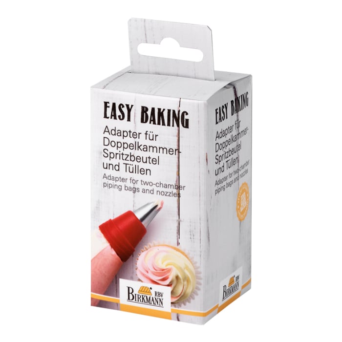 Rbv Birkmann Doppelkammer-Spritztüllen-Adapter | Easy Baking Zeitbegrenzte Promotion