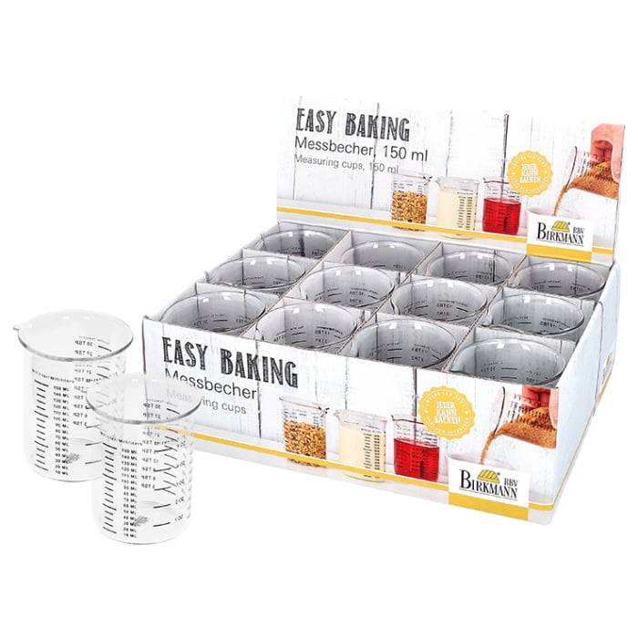 Rbv Birkmann MESSBECHER GLAS 150 ML EASY BAKING
