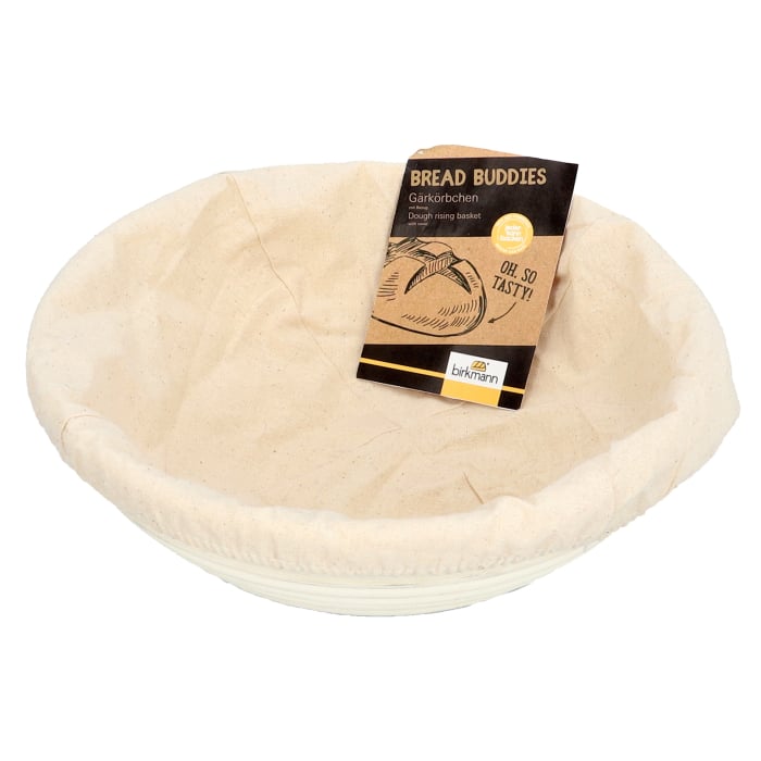 Rbv Birkmann GÄRKÖRBCHEN MIT BEZUG | GROß RUND | 25 CM I 8,5 CM HOCH BREAD BUDDIES
